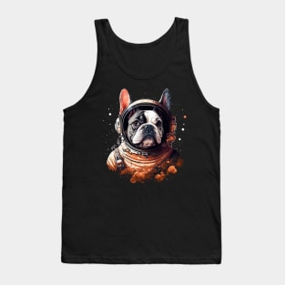 French Bulldog Astronaut Tank Top